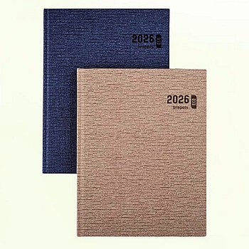 Ecotiming 2026, bureau-agenda 17 x 22 cm, 1 week op 2 bladzijden, gebonden